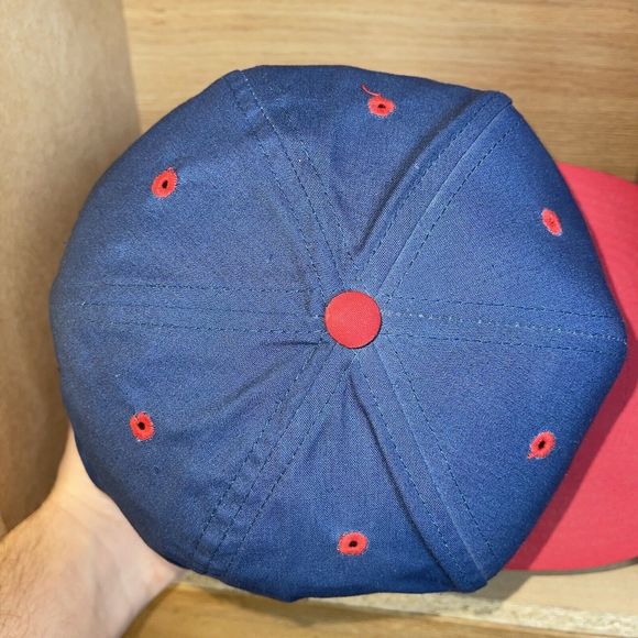 Vintage Sunflower Embroidered Snapback Hat Rare - Picture 8 of 12